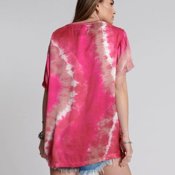 One Teaspoon SATIN SOLAR FLARE TEE Xsmall - Picture 3 of 4